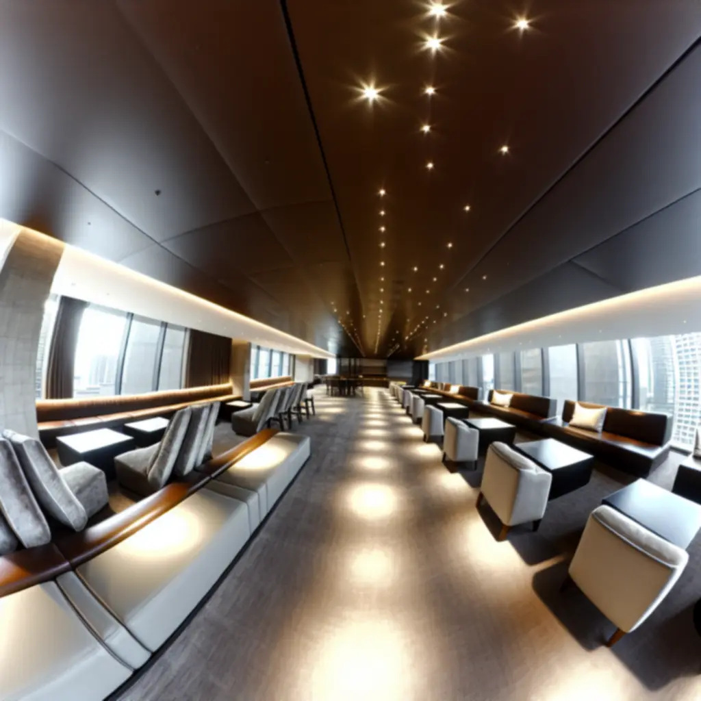 Privát rendezvényre kialakított lounge tér